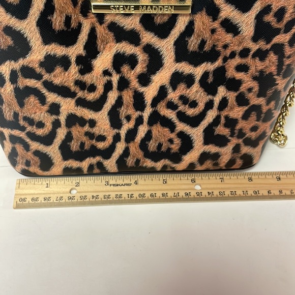 Steve Madden Cheetah/Leopard Print Crossbody Bag Shoulder Purse - Picture 10 of 11